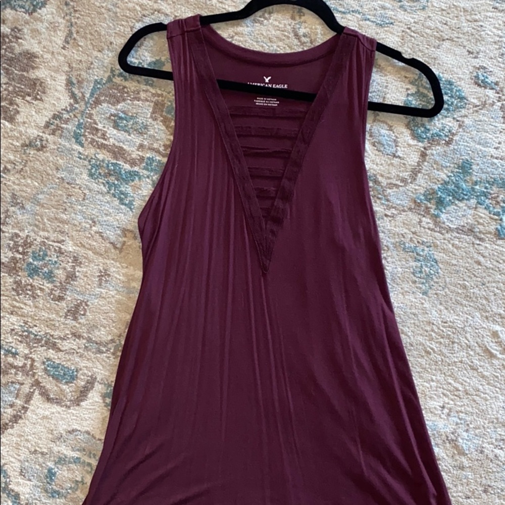 American Eagle Bar Cut Out Tank Top